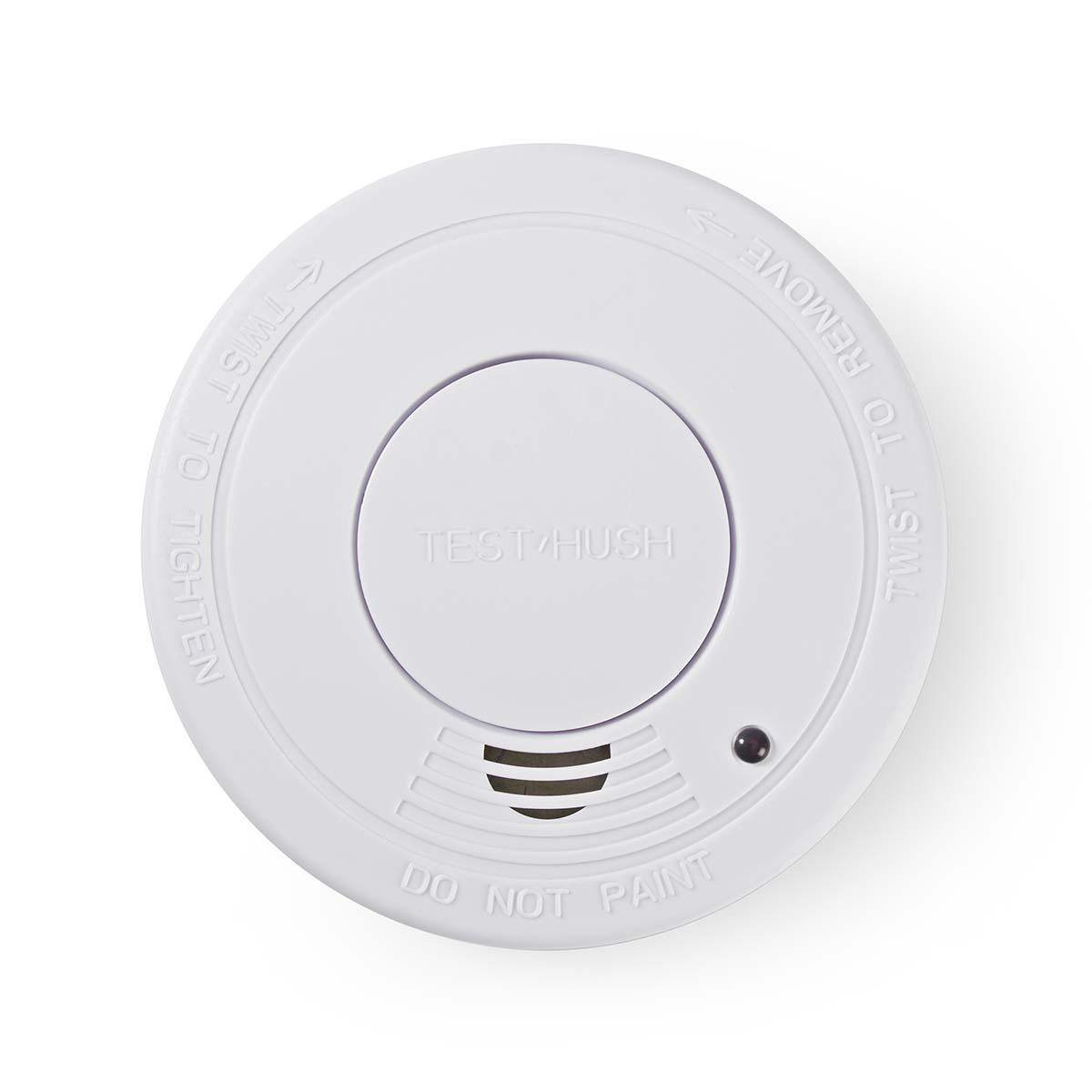 Detector de fum Nedis DTCTS30WT, avertizare baterie scazuta