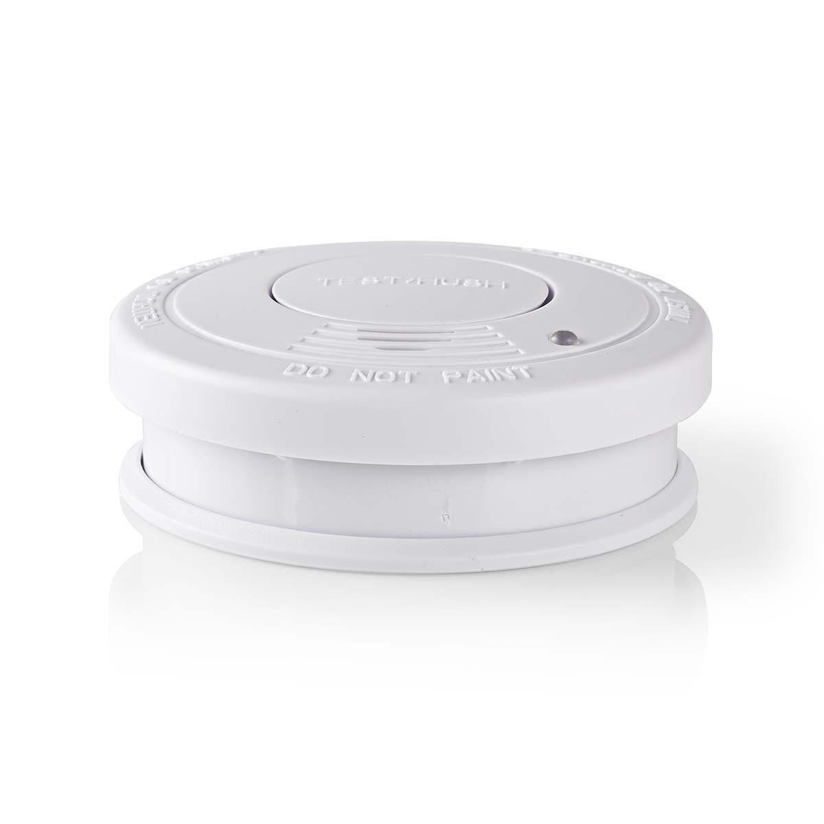 Detector de fum Nedis DTCTS30WT, avertizare baterie scazuta