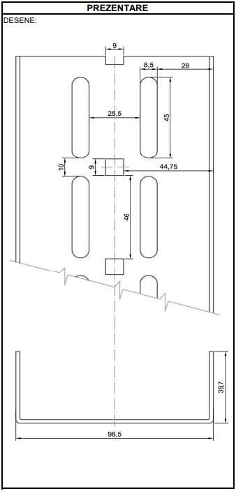 Profil UA 100 2 mm 3 m