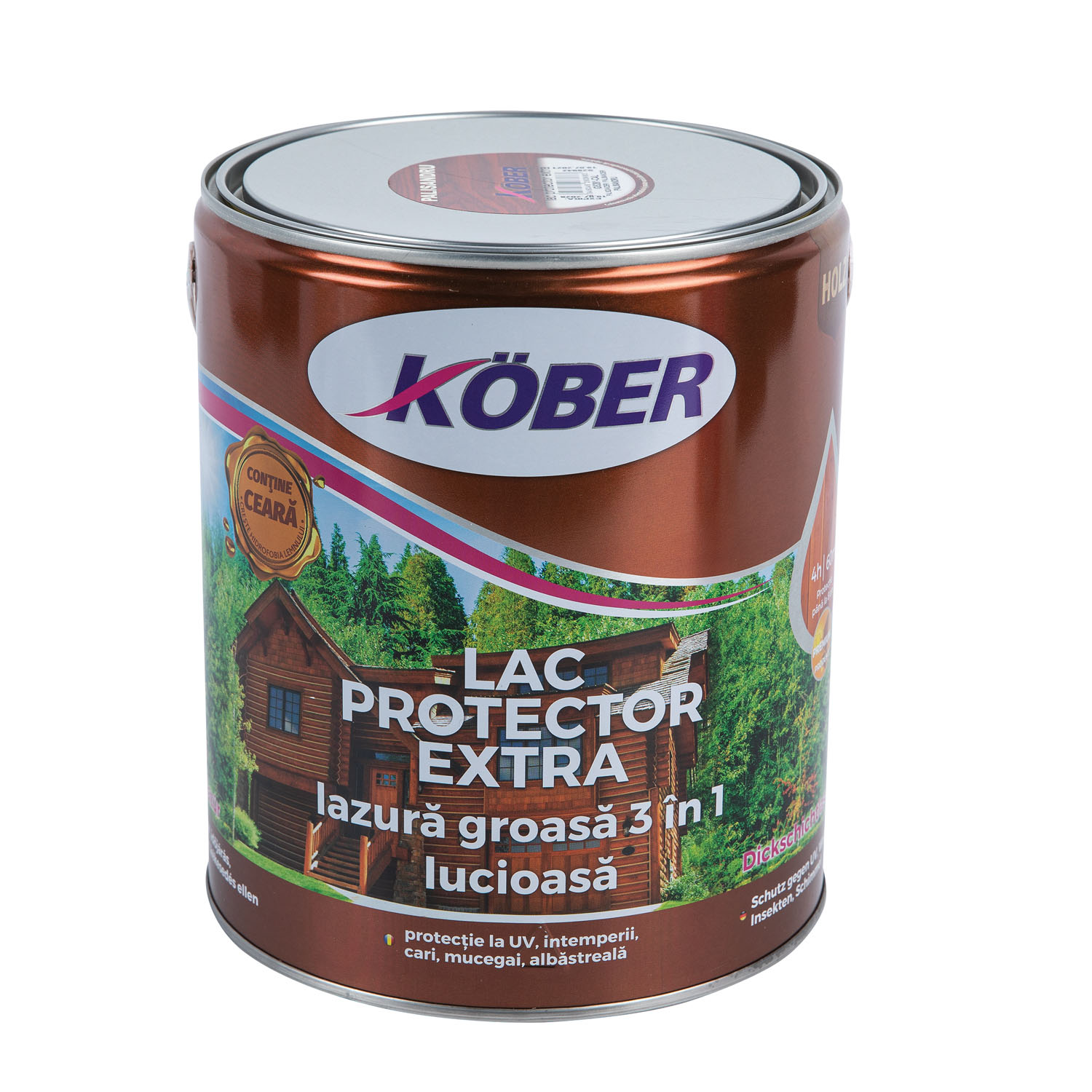 Lac protector extra, palisandru, 4 l  Kober