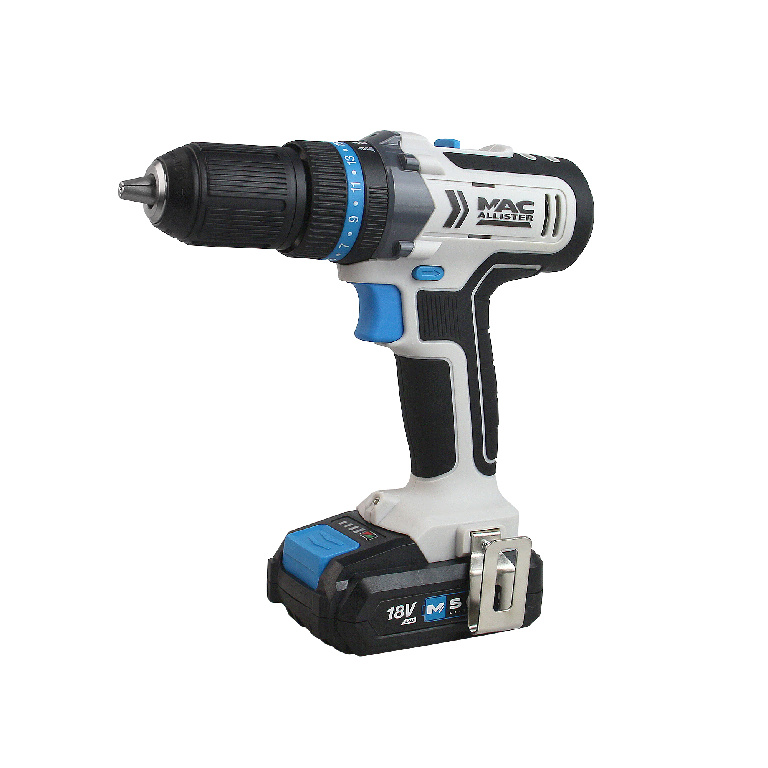 Masina de gaurit si insurubat Mac Allister SOLO MCD18-LI-2, 18V, 2Ah, 1500rpm, 71 accesorii