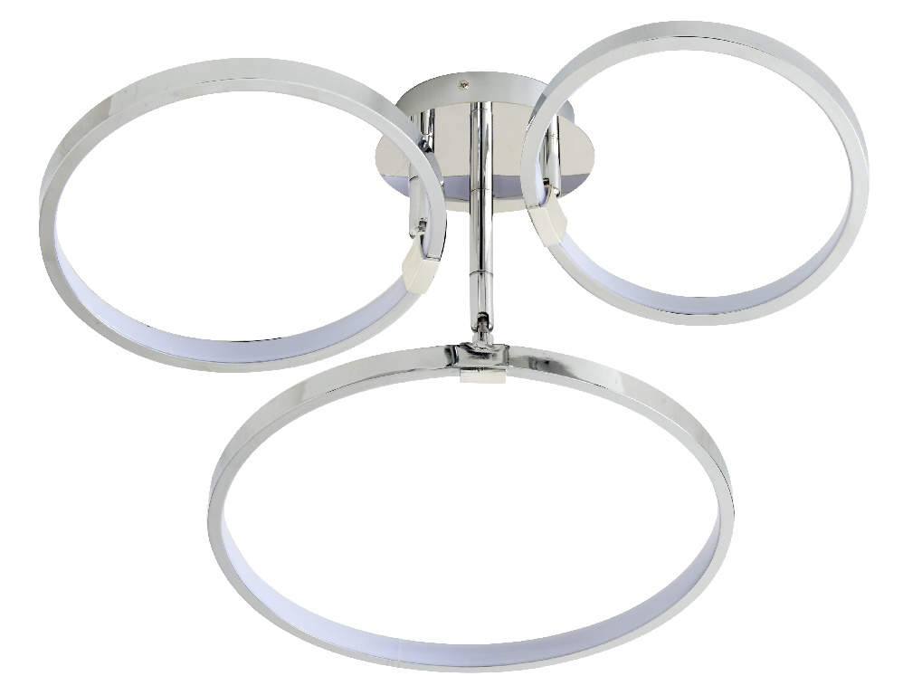 Plafoniera LED GOODHOME 61041, 19.3W, 2100lm, 3000K, crom
