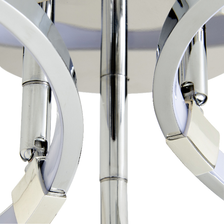 Plafoniera LED GOODHOME 61041, 19.3W, 2100lm, 3000K, crom