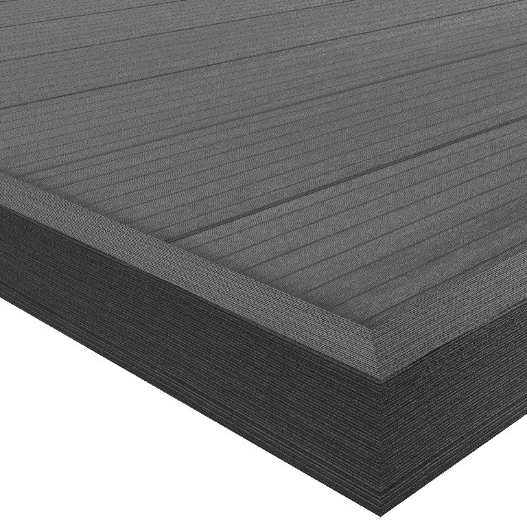 Profil de inchidere Klikstrom Neva Premium, compozit, 220 x 4 cm, gri