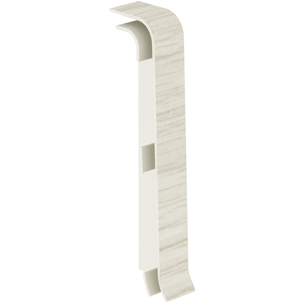 Set terminatii parchet VILO Esquero, PVC, 6.7 cm, 2 bucati, alb