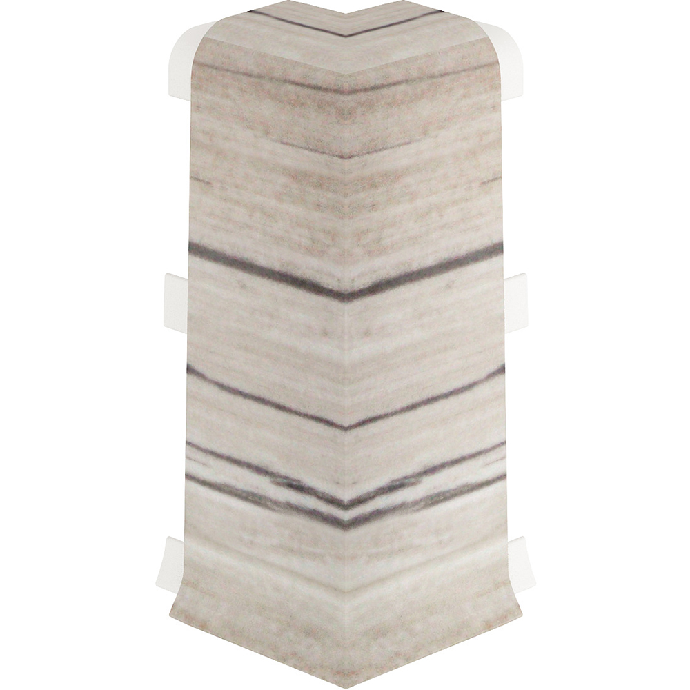Colt exterior plinta VILO Esquero, PVC, 6.7 cm, 2 bucati, stejar carpatin