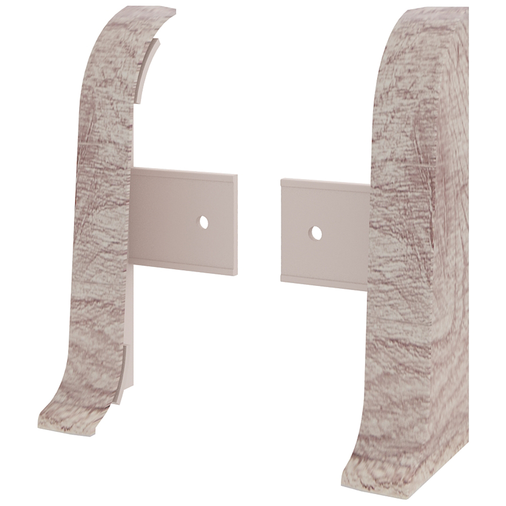 Set terminatii parchet VILO Flex 545, PVC, 5.5 x 2.2 cm, 2 bucati, bej