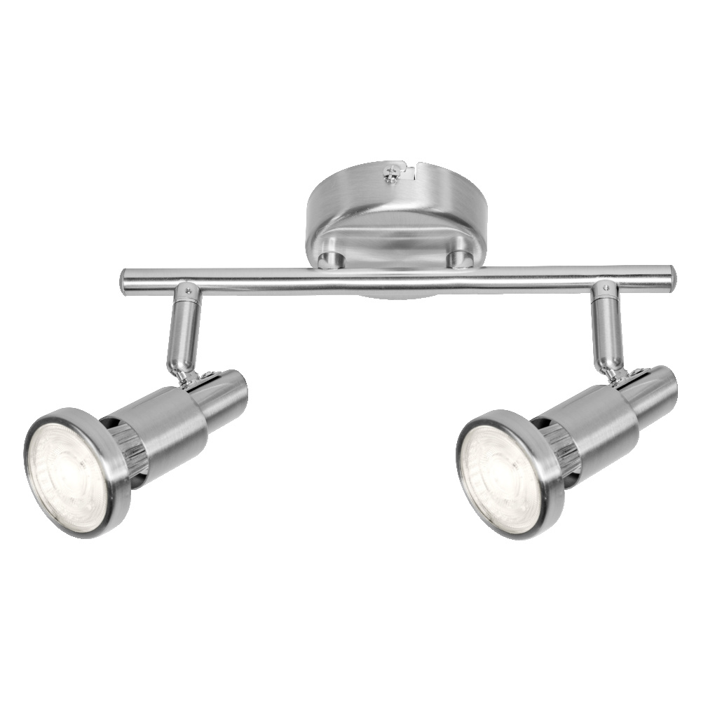 Spot LED LEDVANCE 4058075540545, GU10, 2 x 2.6W, 460lm, 2700K, argintiu