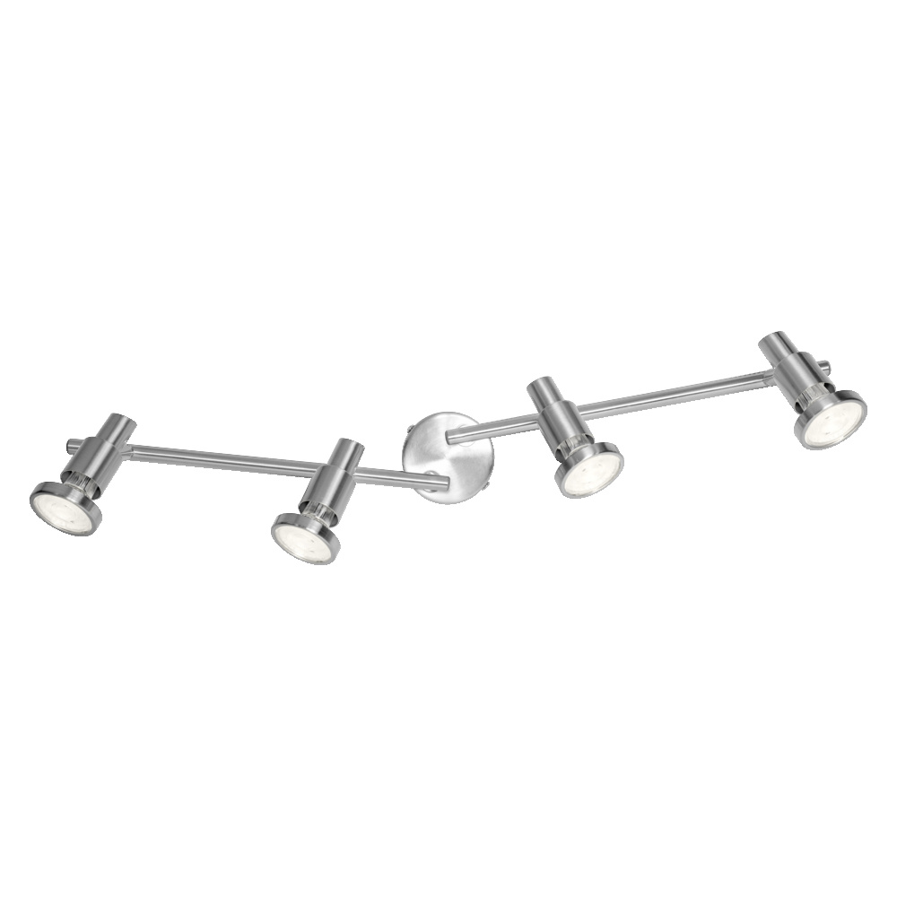 Spot LED LEDVANCE 4058075540583, GU10, 4 x 2.6W, 920lm, 2700K, argintiu