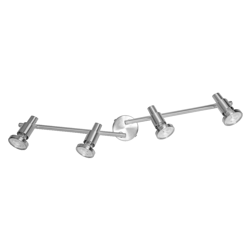 Spot LED LEDVANCE 4058075540583, GU10, 4 x 2.6W, 920lm, 2700K, argintiu