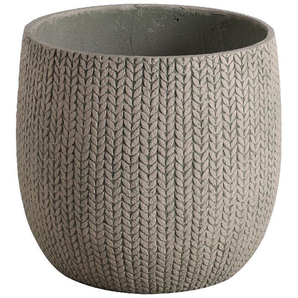 Ghiveci flori VERVE Kulun, lut, D 46 cm, bej