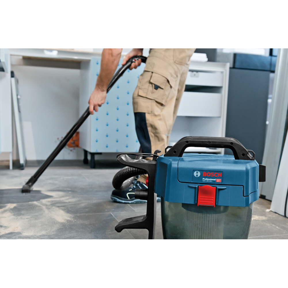 Aspirator umed/uscat BOSCH GAS 18V-10, 10l, 18V, albastru