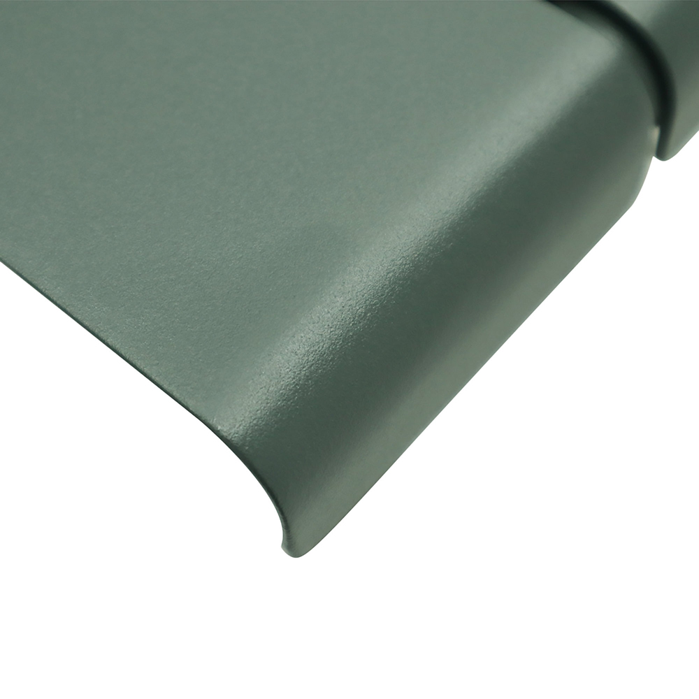 Masa terasa GOODHOME Lithari, otel, 76.6 x 76 x 75 cm, verde