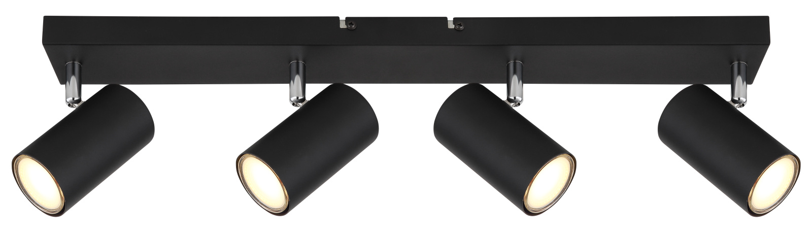 Spot Led Negru Metal 4X 35W Gu10