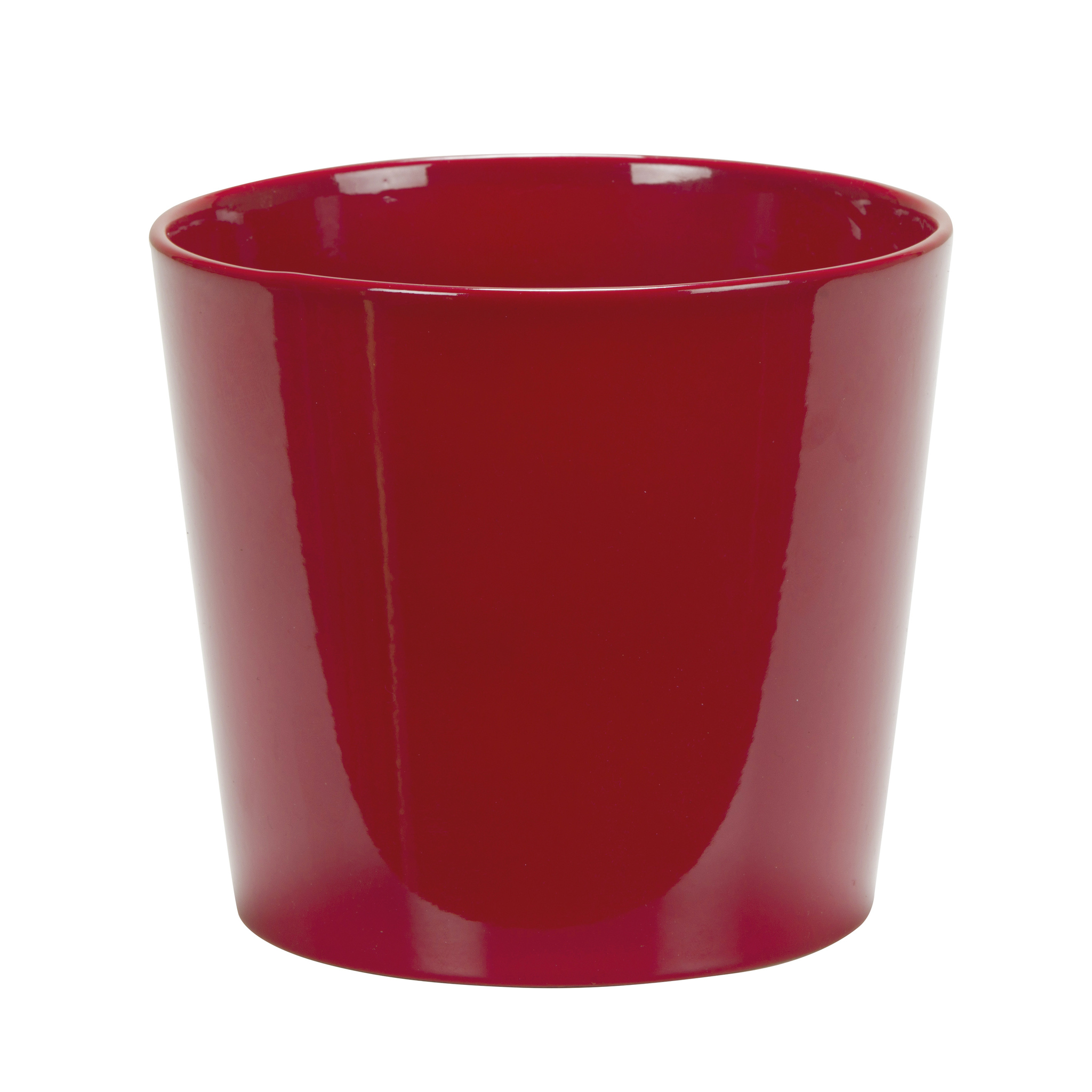 Ghiveci flori SCHEURICH, ceramica, D 11 cm, rosu