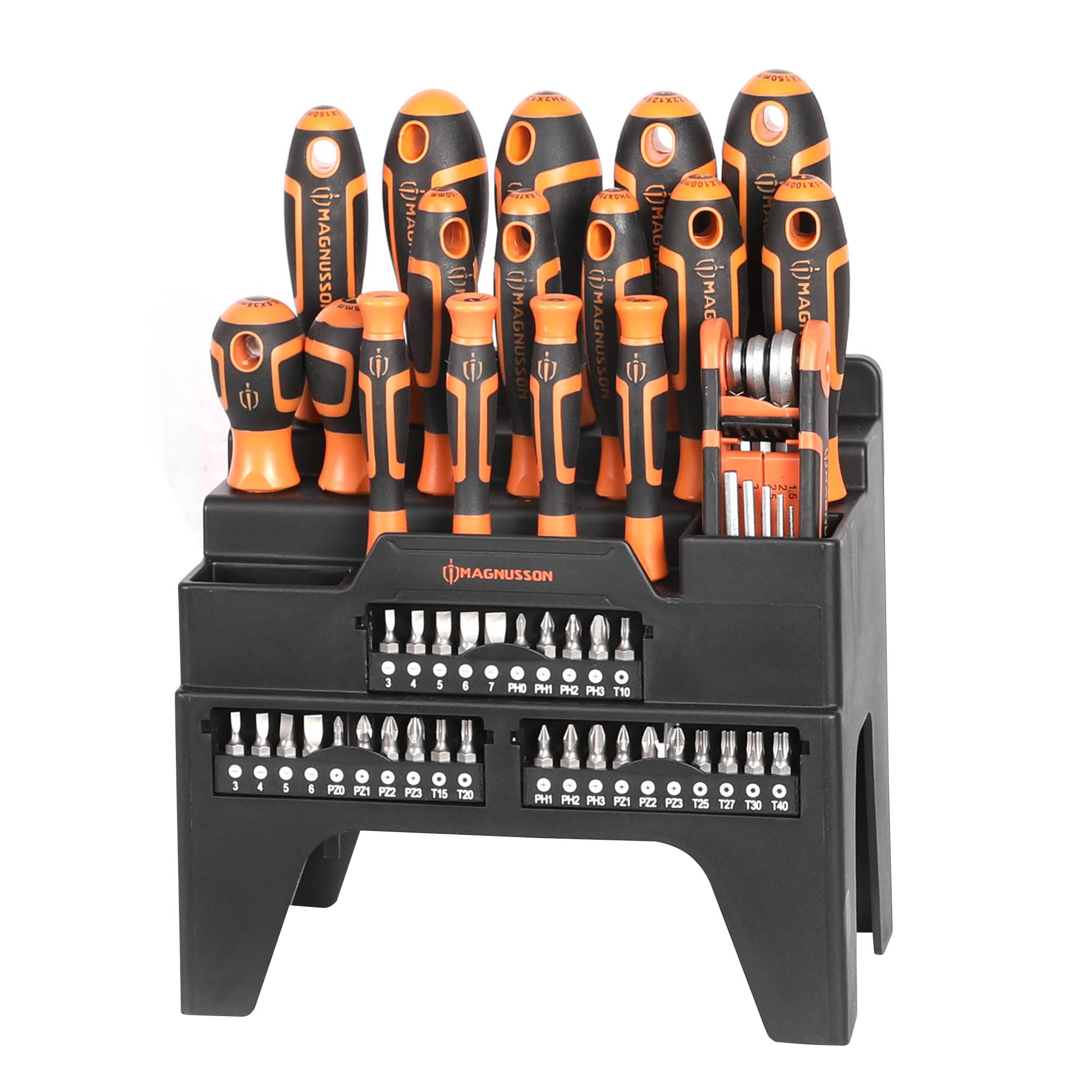 Set mix surubelnite, 54 piese  Magnusson