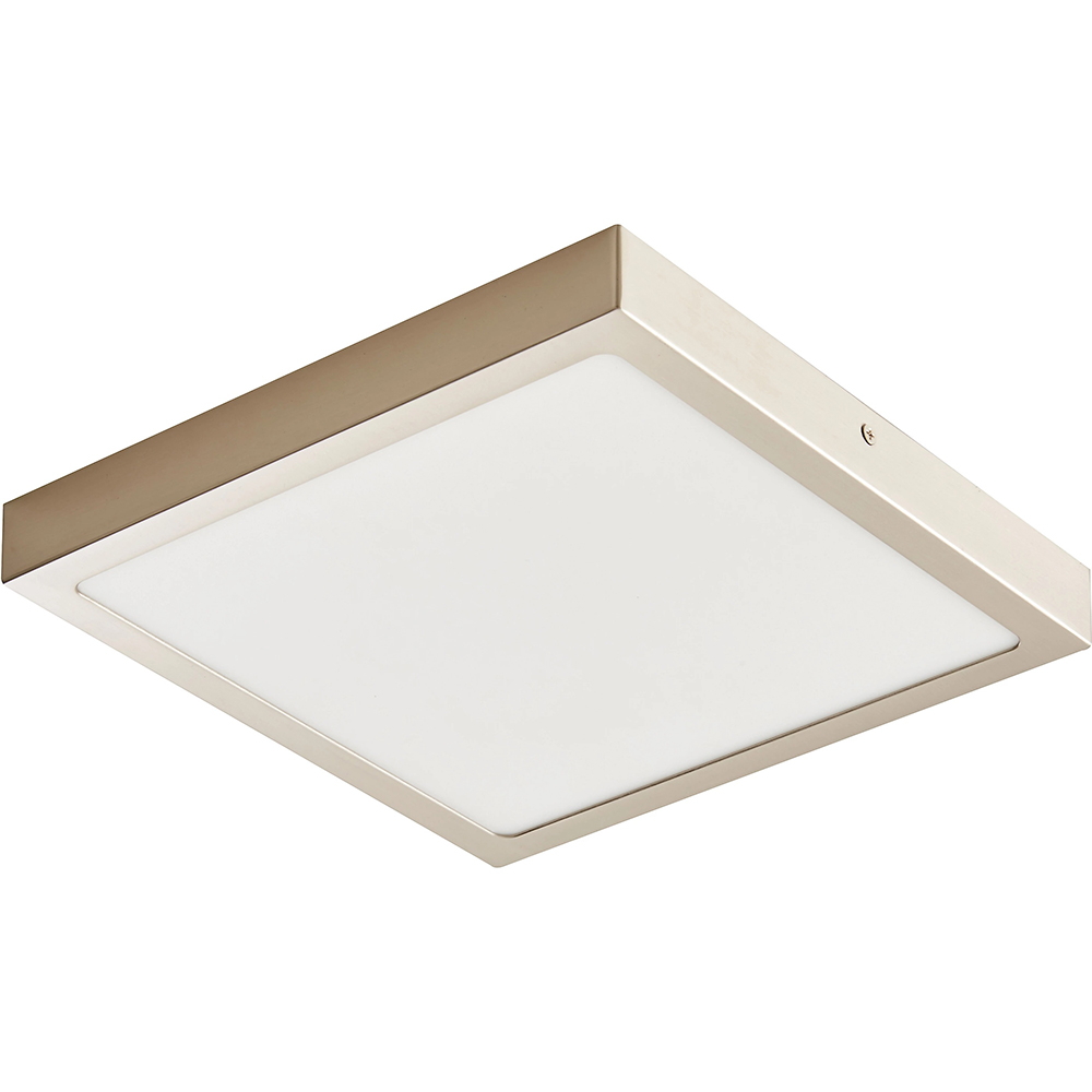 Plafoniera LED integrat Hestia GOODHOME, 17W, 1800 lm, 4000K, argintiu