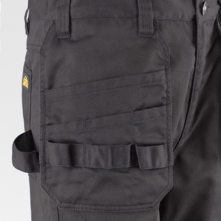 Pantaloni de lucru Site Sember, EU48, poliester si bumbac, negru
