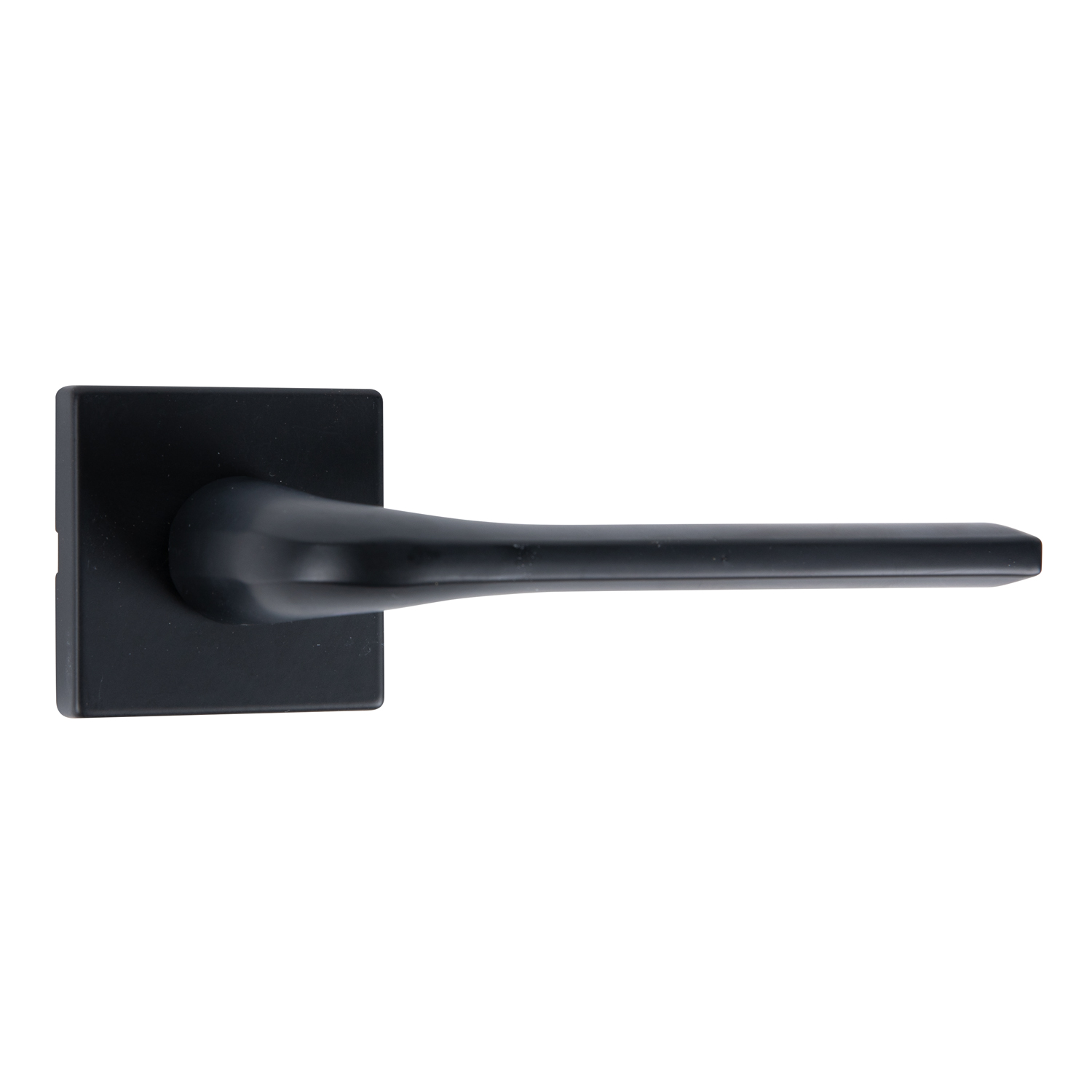 Maner usa, rozeta 50 x 50 mm, cheie, negru Vittoria