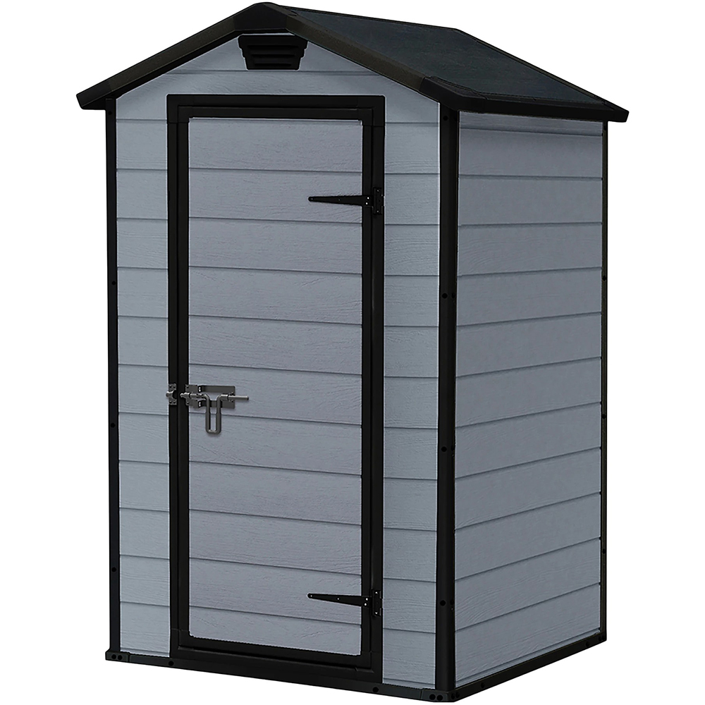 Casuta gradina KLIKSTROM Senner, rasina, 129 x 103 x 196 cm, antracit