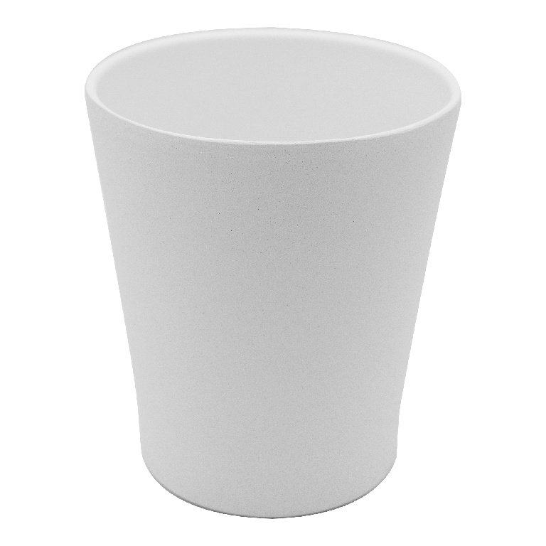 Ghiveci flori GOODHOME, ceramica, D 13 cm, alb