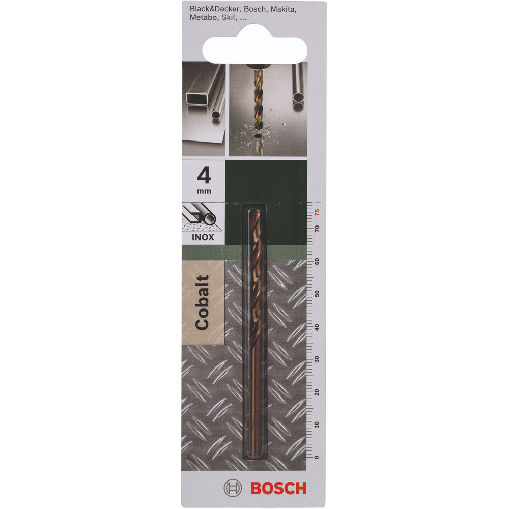 Burghiu metal BOSCH HSS CO, 4 x 75mm 
