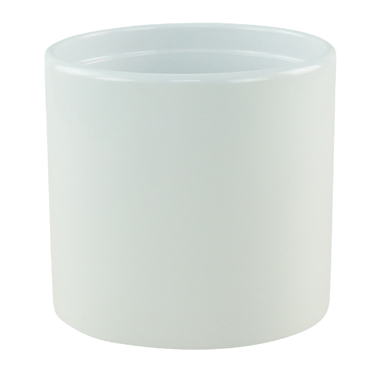 Ghiveci flori GOODHOME, ceramica, D 14 cm, alb