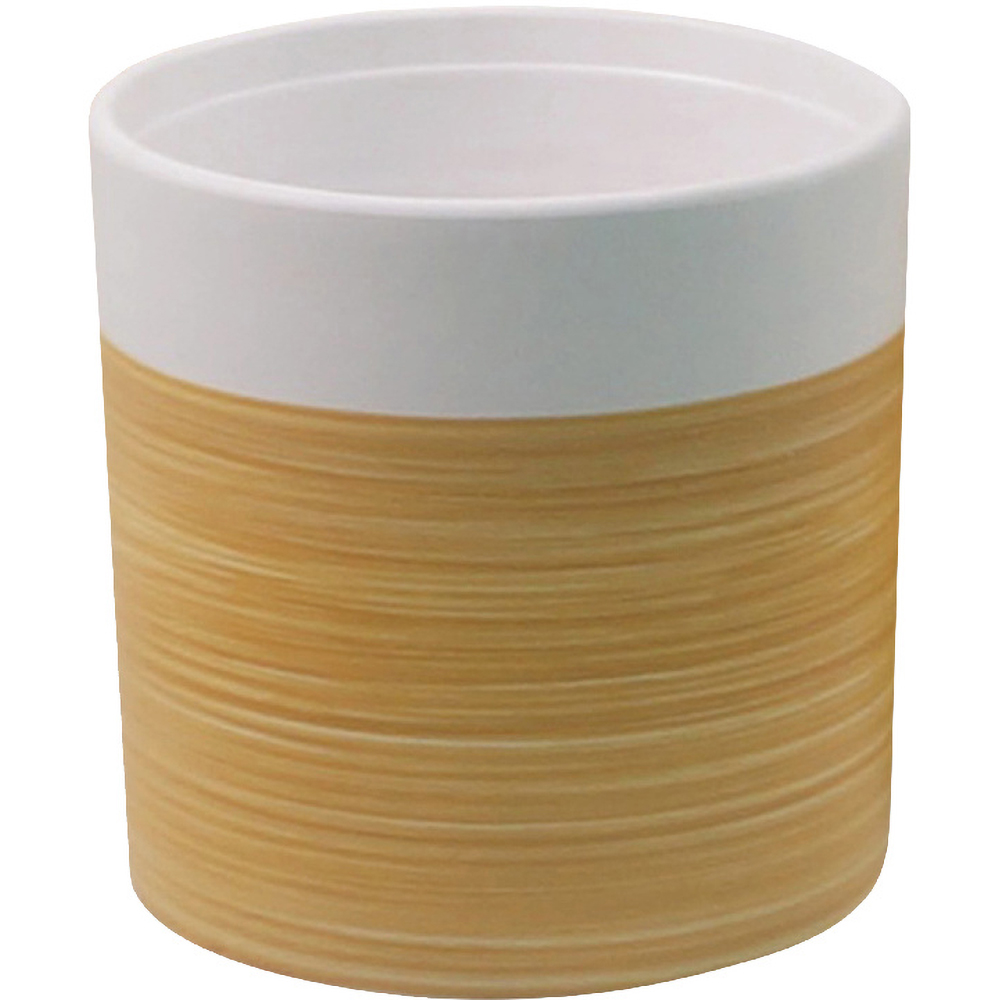 Ghiveci flori GOODHOME, ceramica, D 30 cm, alb