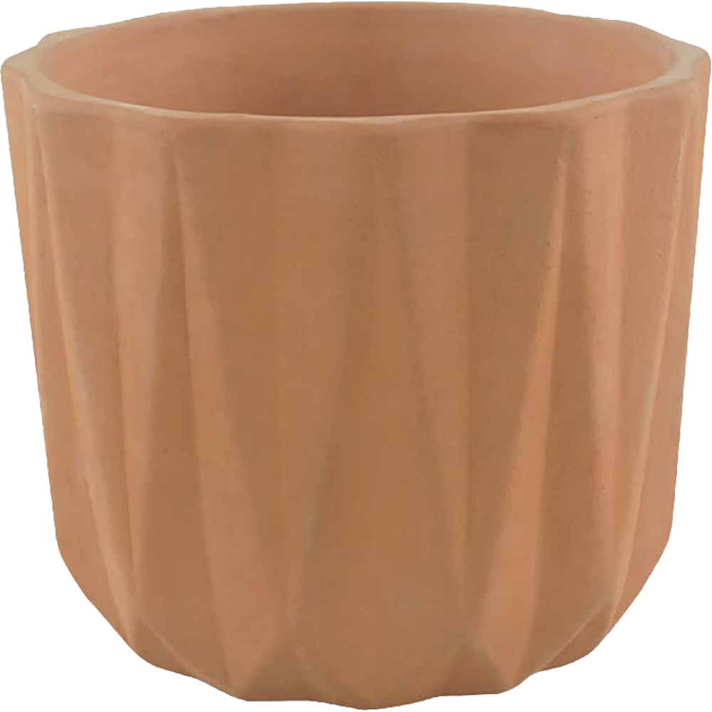Ghiveci rotund GOODHOME, teracota, 8.5 cm, maro
