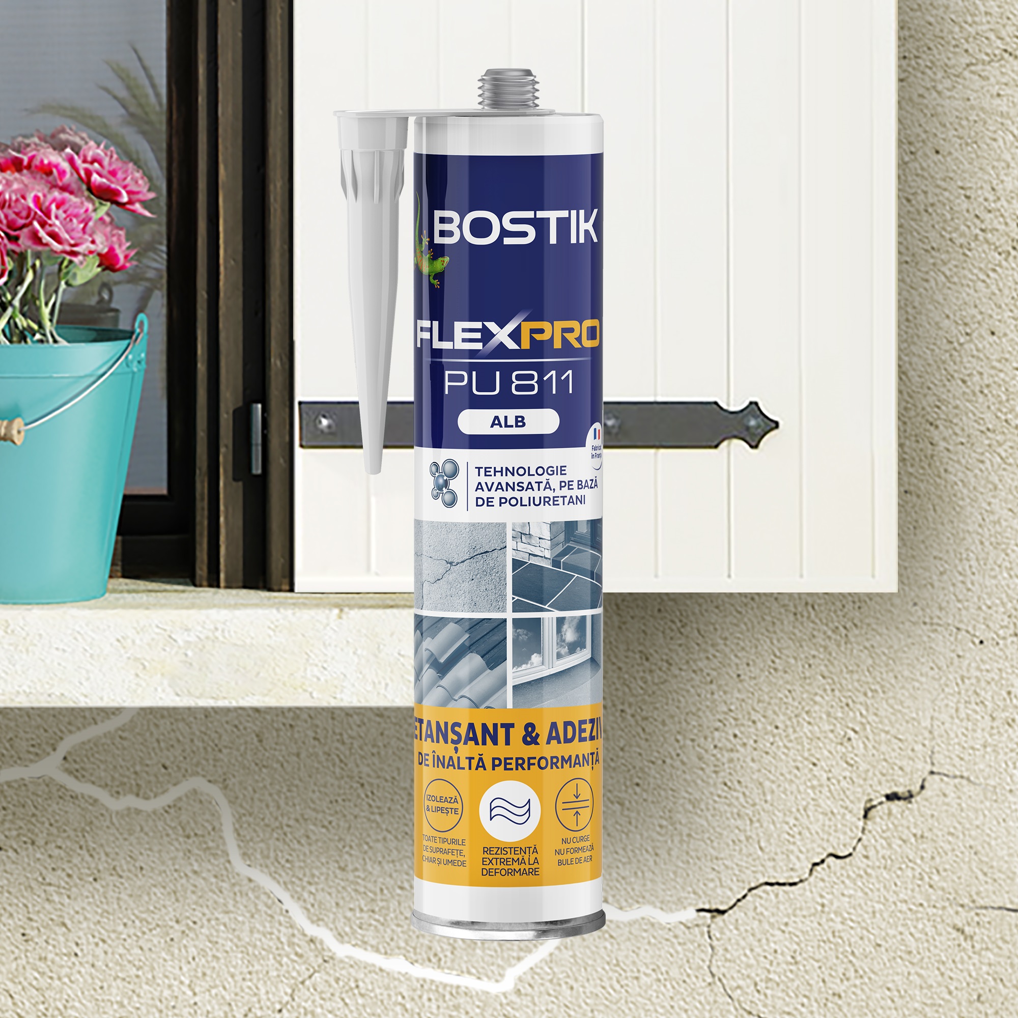 Etansant BOSTIK FlexPro PU 811, crem, 300 ml