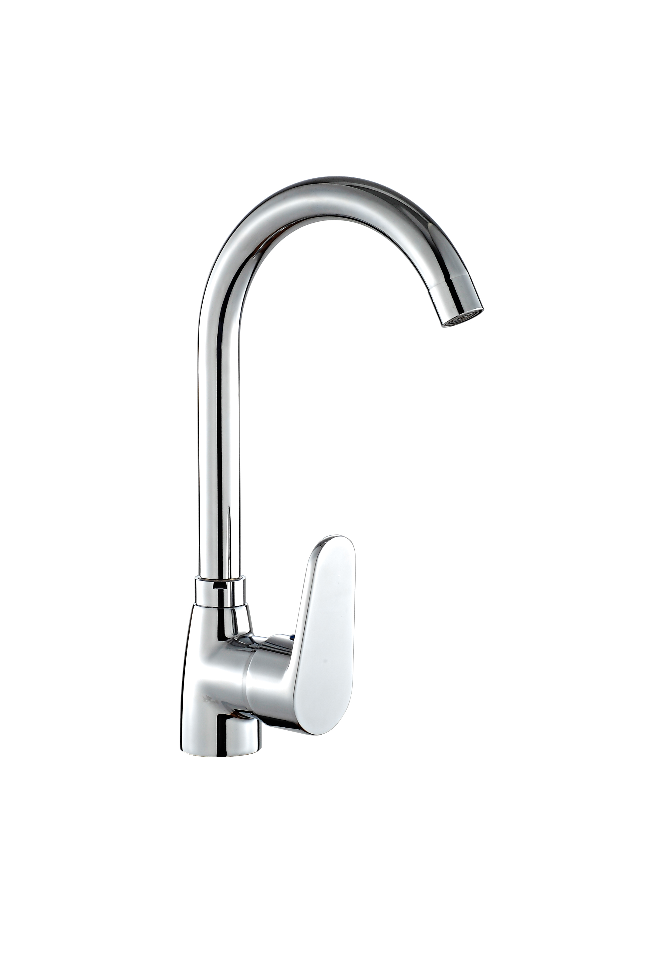 Baterie bucatarie Reecomer Collo C40-B, pipa inalta, alama sanitara, crom