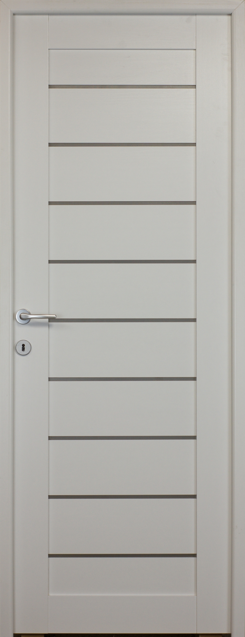 Usa interior Tarra, cu geam, reversibila, MDF, 78 x 203 cm, alb