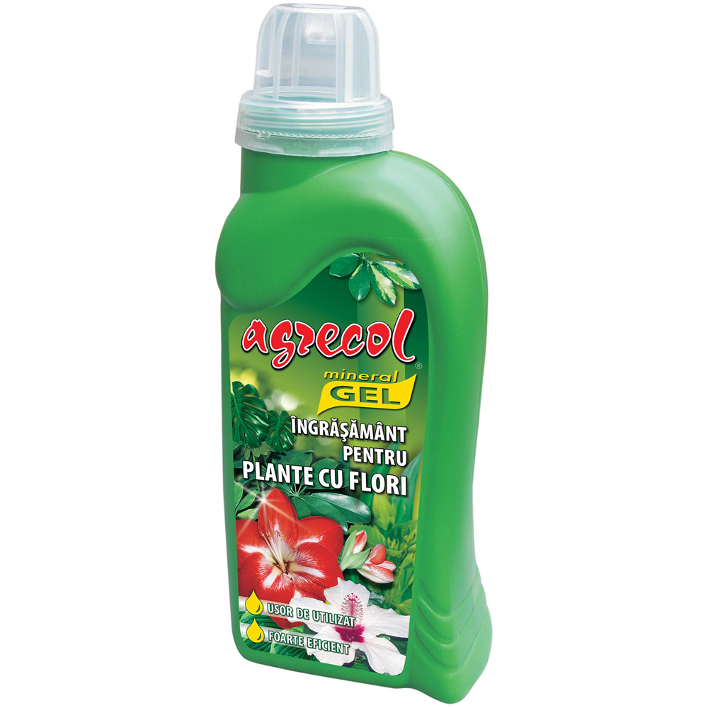 Ingrasamant gel mineral pentru plante cu flori Agrecol, 0.5 L