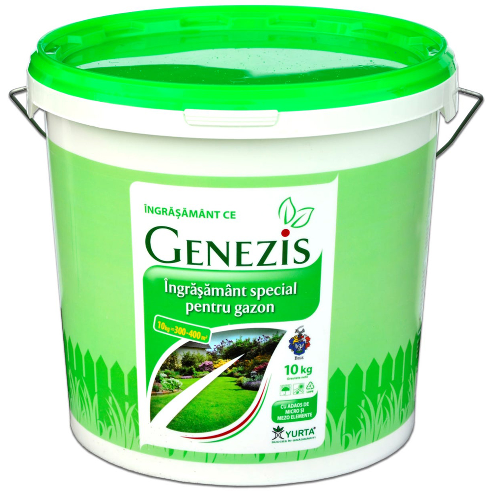Ingrasamant universal pentru gazon Genezis, 10 kg