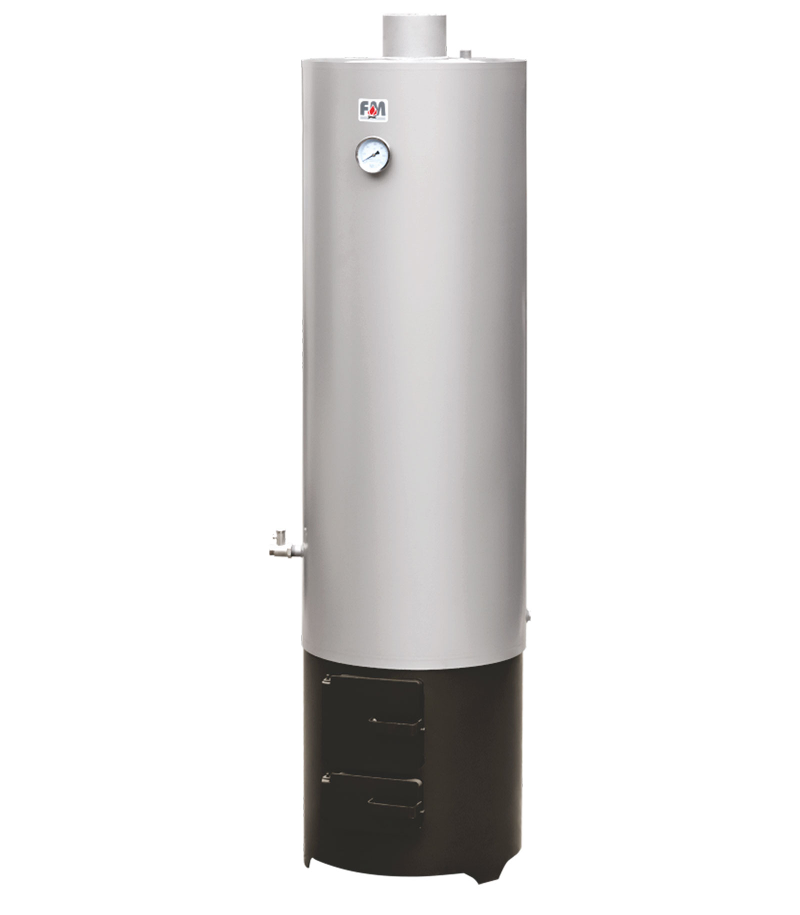 Ansamblu boiler cu focar, 120 L  FM