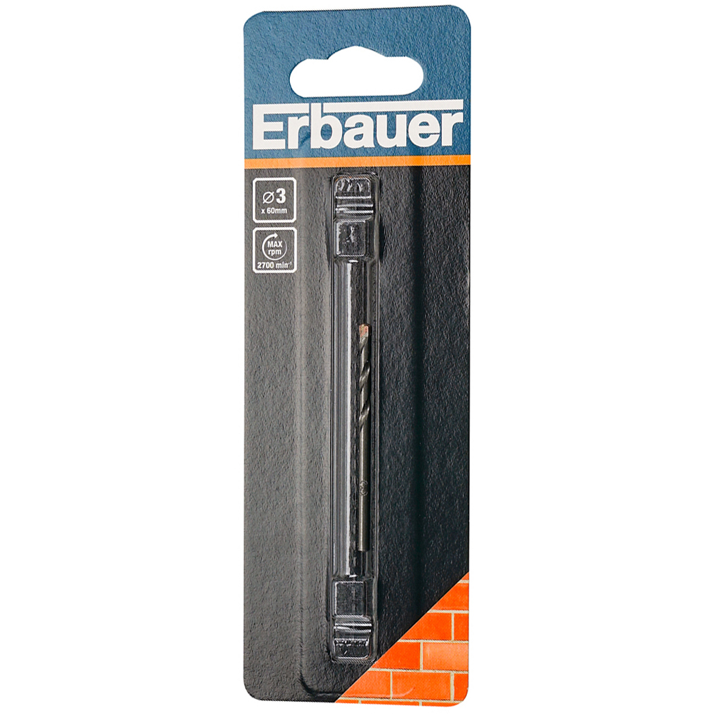 Burghiu beton Erbauer, 3 x 60 mm