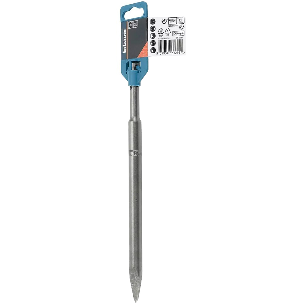 Dalta spit SDS Plus ERBAUER, 25 cm, otel, gri