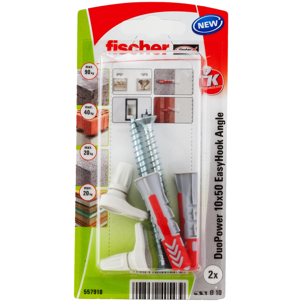 Set dibluri FISCHER DuoPower, 10 x 50mm, 2 bucati