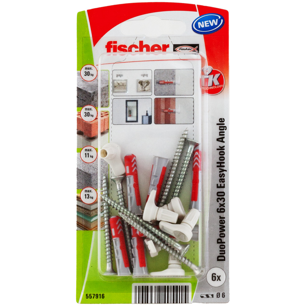 Set dibluri FISCHER DuoPower, 6 x 30mm, 6 bucati