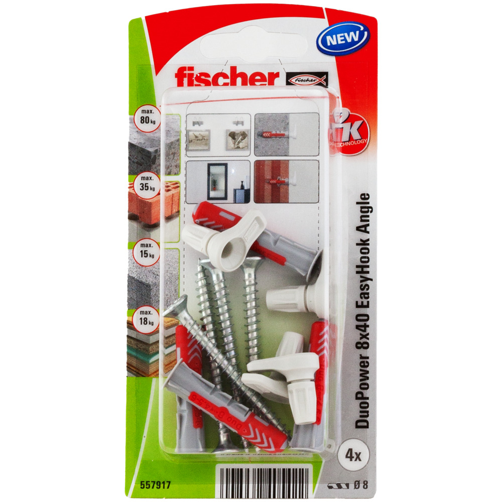 Set dibluri FISCHER DuoPower, 8 x 40mm, 4 bucati