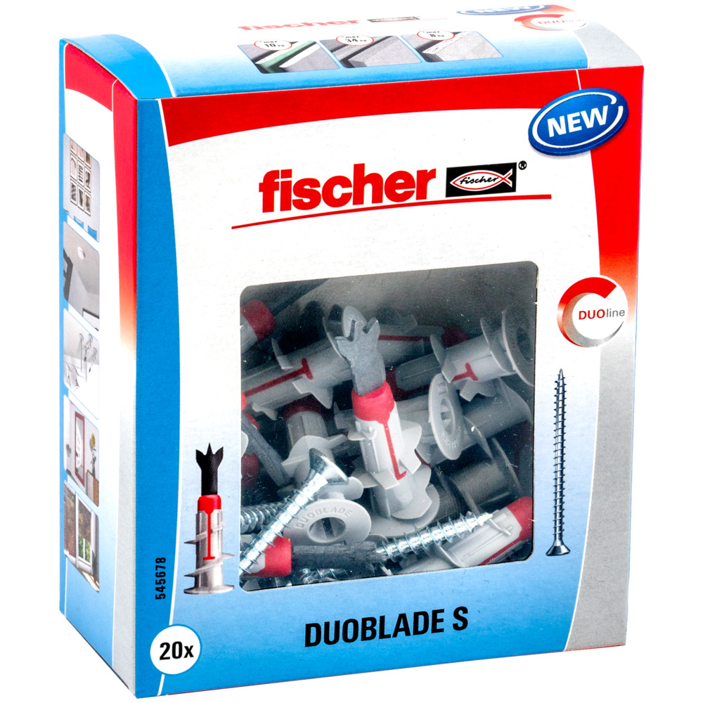 Diblu cu surub FISCHER, 4.5 x 40mm, 20buc