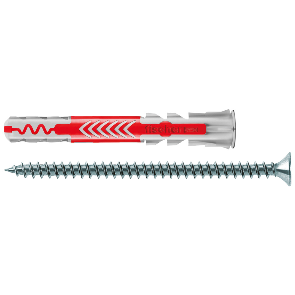 Diblu nylon duopower 6 x 50 cu holsurub aferent total filetat cu cap inecat PZ2 Fischer