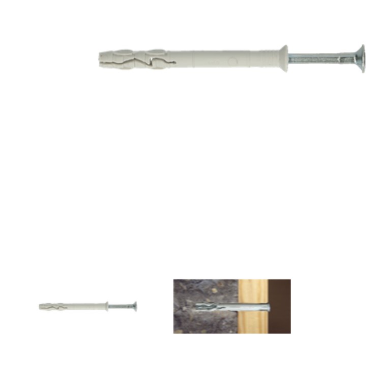 Diblu cu surub FISCHER, 6 x 60mm, 1buc