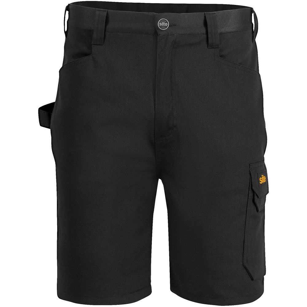 Pantaloni Sember Site, marimea 46, bumbac si poliester, negru