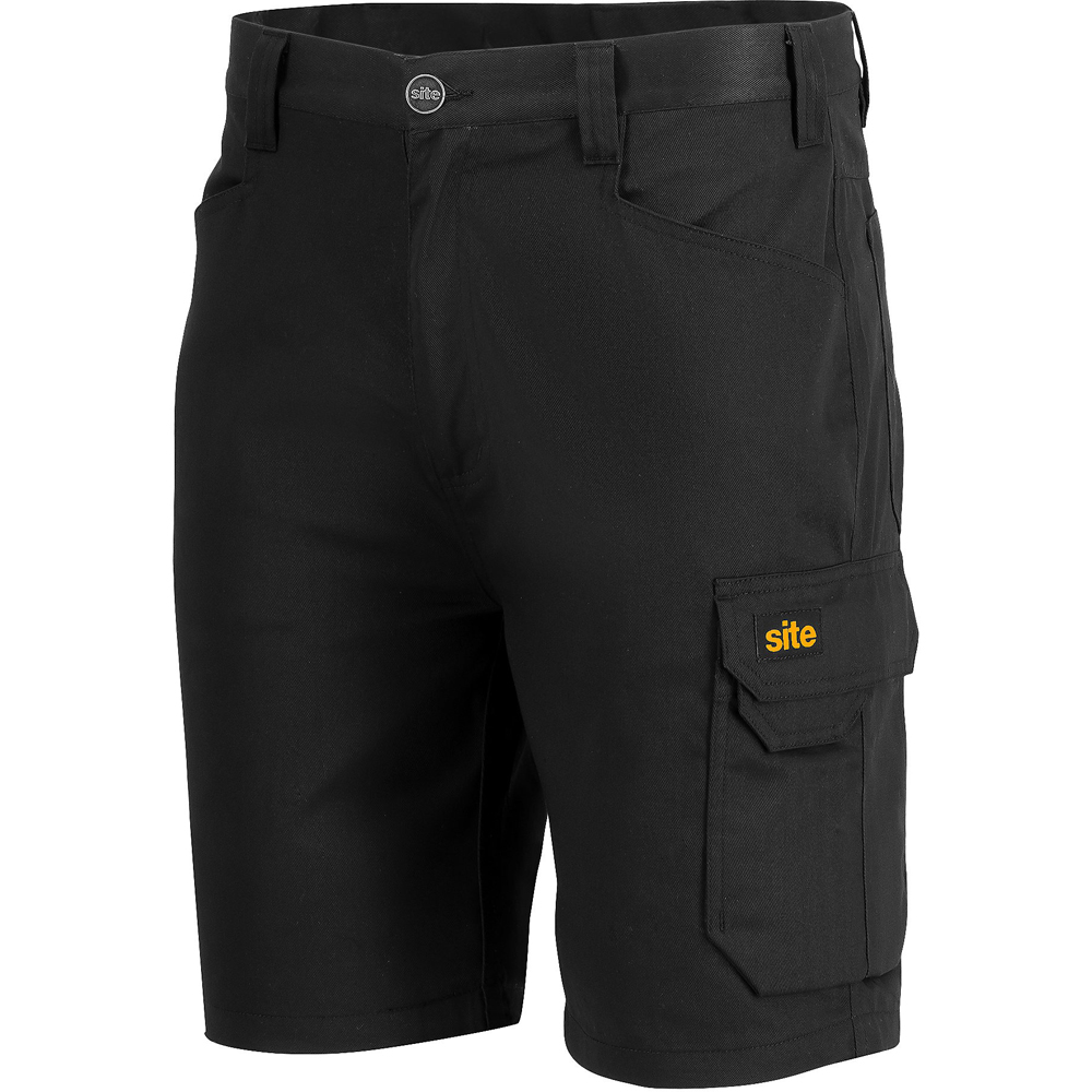 Pantaloni Sember Site, marimea 46, bumbac si poliester, negru