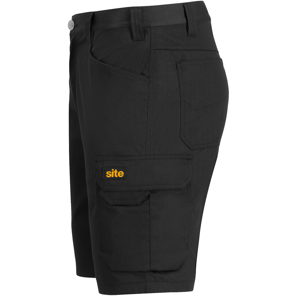 Pantaloni Sember Site, marimea 46, bumbac si poliester, negru