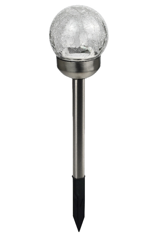Lampa solara LED, otel inoxidabil, argintiu, 6 bucati, 0.02 W 