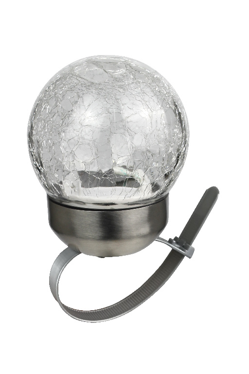 Lampa solara LED, otel inoxidabil, argintiu, 6 bucati, 0.02 W 