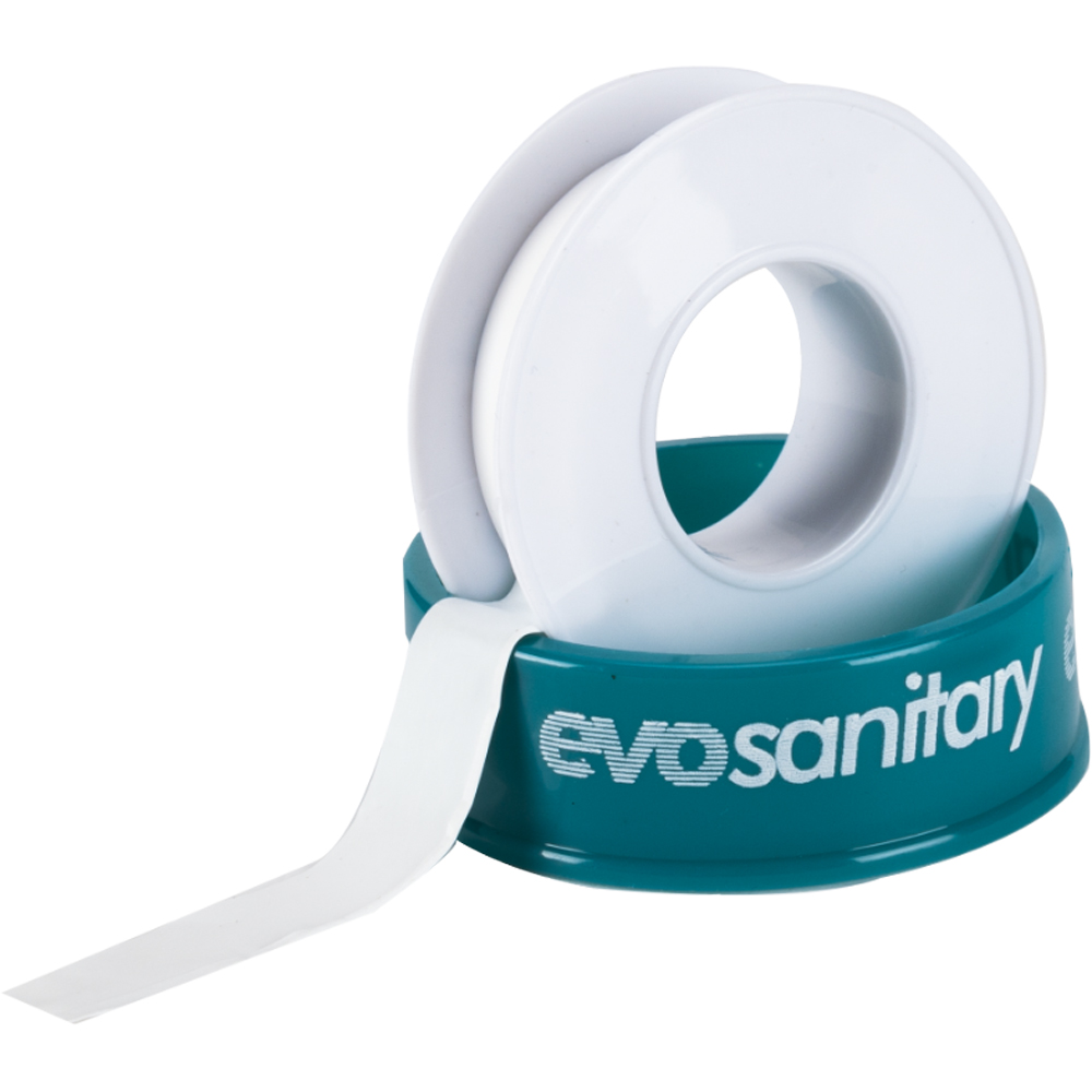 Banda teflon EVOSANITARY, 19mm x 40m, alb