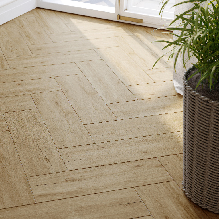 Gresie Interior GoodHome Boxwood, Maro deschis, 60,3 x 19,5 cm, suprafata 1 mp